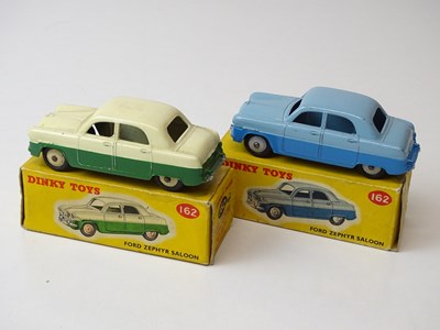 Lot 199 - A pair of DINKY 162 Ford Zephyr Saloons...