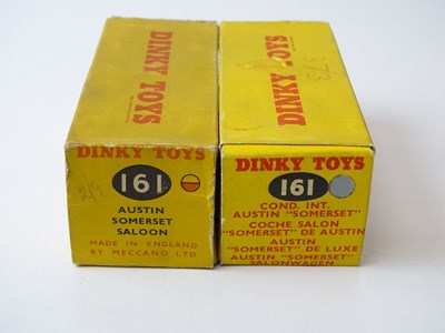 Lot 201 - A pair of DINKY 161 Austin Somerset Saloons...