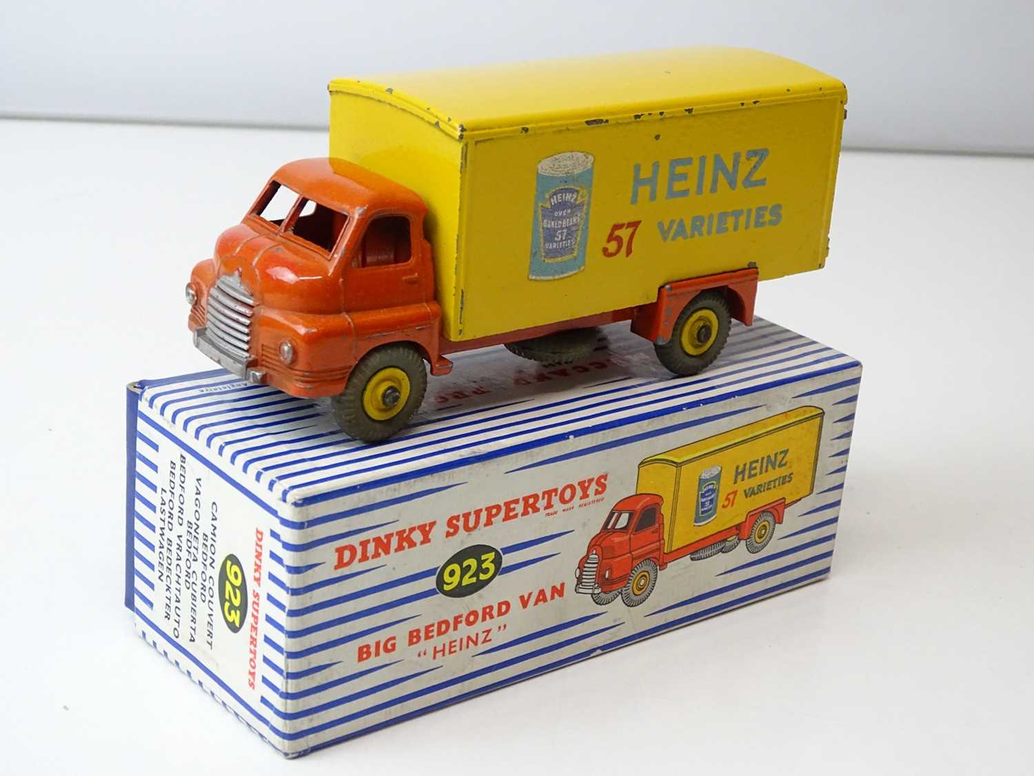 Lot 209 - A DINKY 923 Big Bedford Van "Heinz", in a...