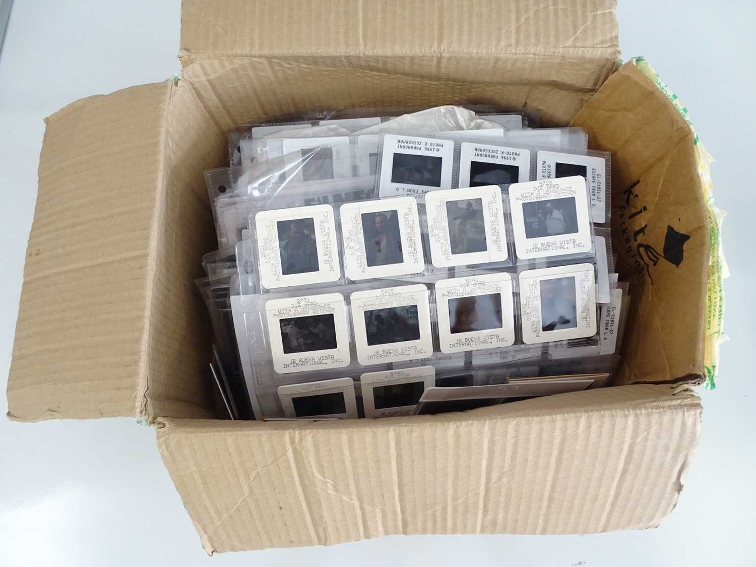 Lot 40 - A large box of 35mm film slides from a large...