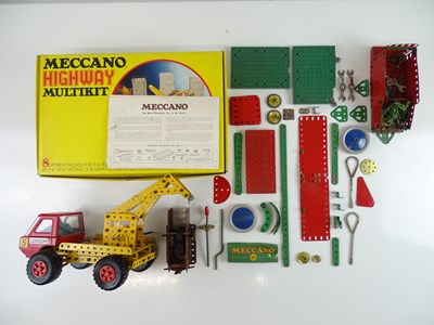 Lot 230 - A group of MECCANO including a Highway...