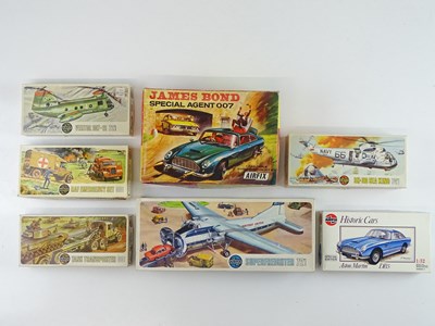 Lot 234 - A group of AIRFIX kits to include a James Bond...