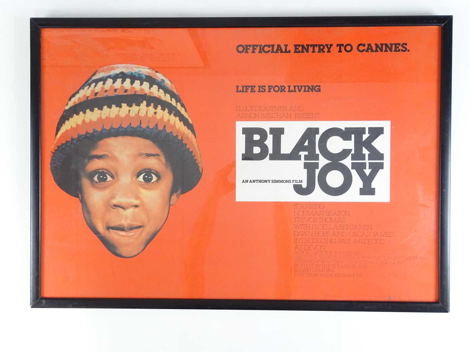 Lot 400 - BLACK JOY (1977)- two framed and glazed...