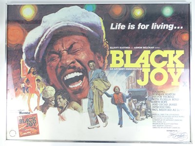 Lot 400 - BLACK JOY (1977)- two framed and glazed...