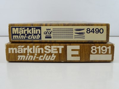 Lot 283 - A pair of MARKLIN Z gauge track extension...