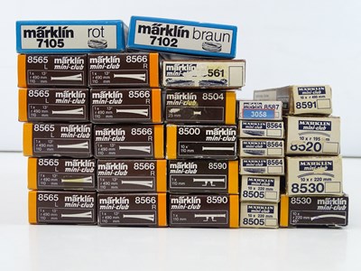 Lot 294 - A large quantity of MARKLIN Z gauge track and...