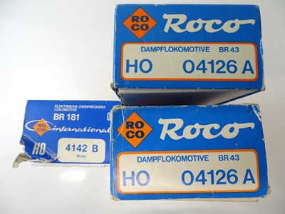 Lot 308 - A group of ROCO HO gauge German Outline steam...