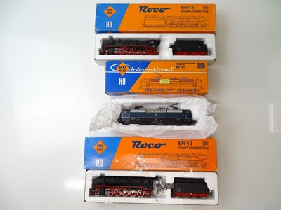 Lot 308 - A group of ROCO HO gauge German Outline steam...