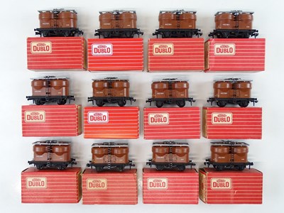 Lot 346 - A group of HORNBY DUBLO OO gauge Prestwin silo...