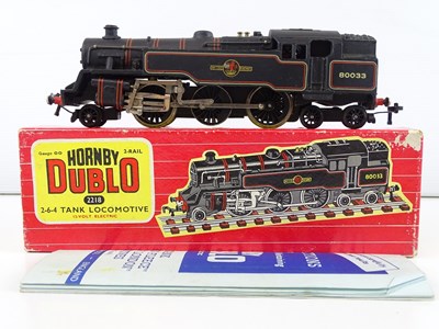 Lot 369 - A HORNBY DUBLO 2218 OO gauge class 4MT steam...