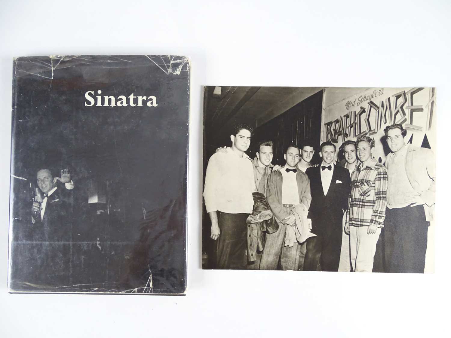 Lot 413 - FRANK SINATRA: A candid photograph of a young...