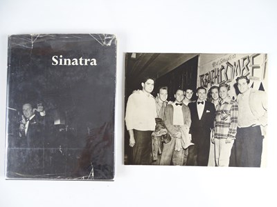 Lot 413 - FRANK SINATRA: A candid photograph of a young...