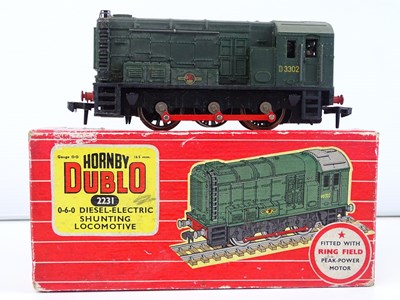 Lot 374 - A HORNBY DUBLO 2231 OO gauge 2-rail diesel...