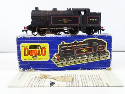 Lot 399 - A HORNBY DUBLO 3217 OO gauge 3-rail N2 class...