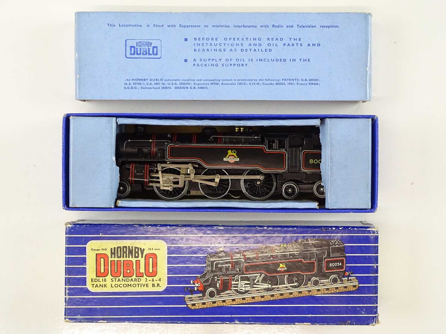 Lot 401 - A HORNBY DUBLO 3218 OO gauge 3-rail class 4MT...