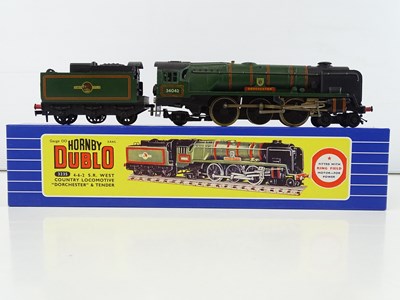 Lot 414 - A HORNBY DUBLO 3235 OO gauge West Country...