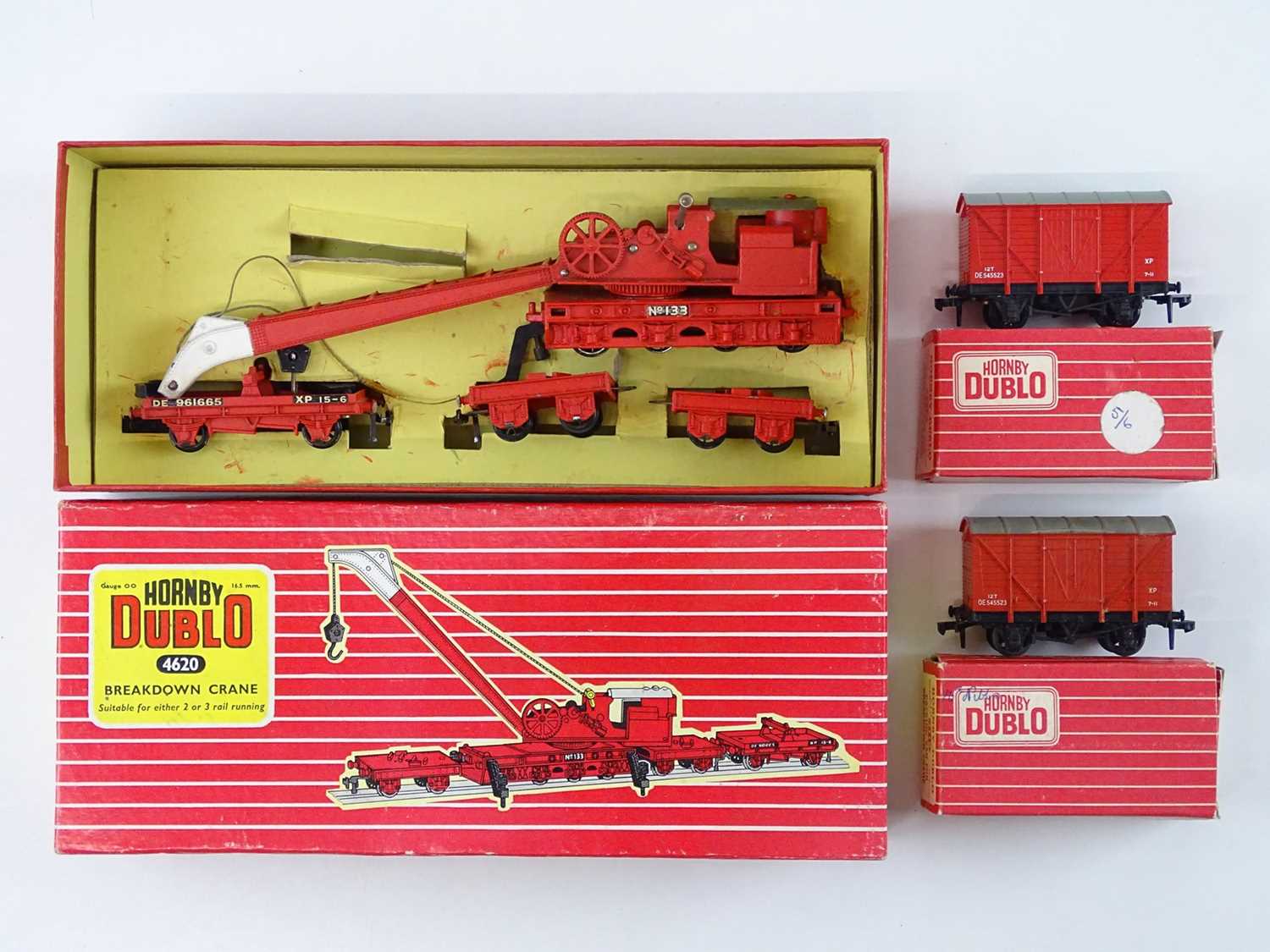 Lot 431 - A HORNBY DUBLO OO gauge 4620 Breakdown Crane...