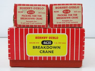 Lot 431 - A HORNBY DUBLO OO gauge 4620 Breakdown Crane...