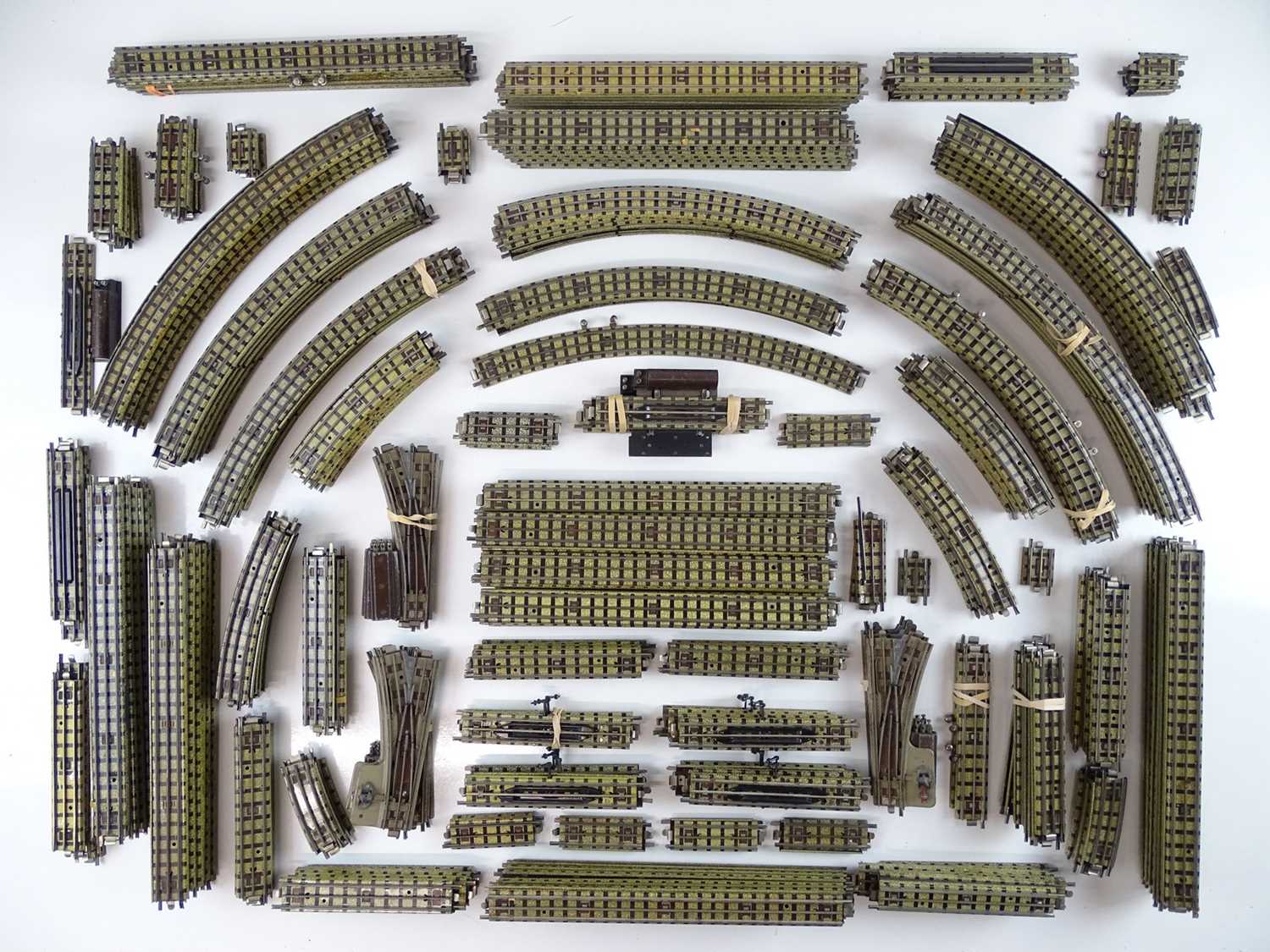 Lot 439 - A large quantity of HORNBY DUBLO 3-rail track,...