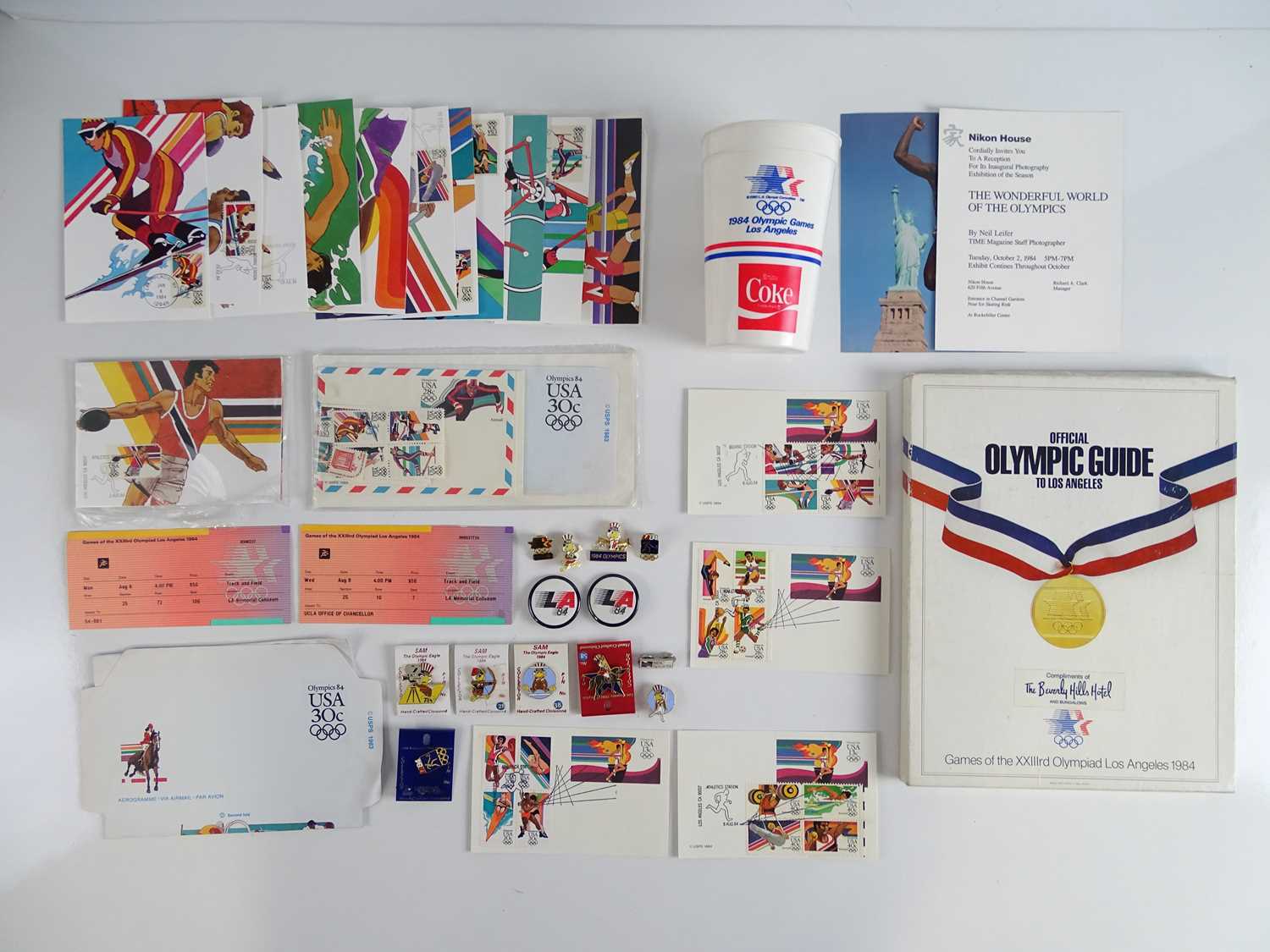 Lot 421 - LA OLYMPICS 1984 MEMORABILIA: To include:...