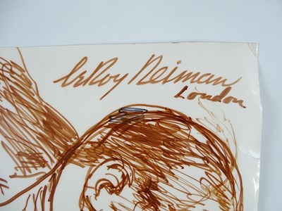 Lot 422 - LEROY NEIMAN - famous for doodling on menus in...
