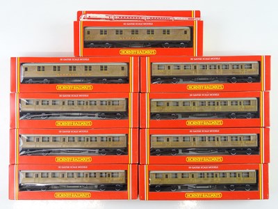 Lot 480 - A group of HORNBY OO gauge Gresley coaches all...