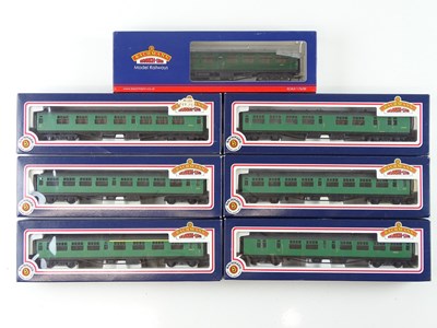 Lot 488 - A group of BACHMANN OO gauge Bulleid coaches...