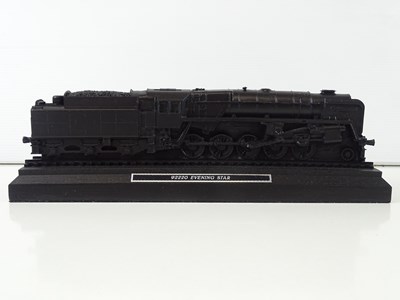 Lot 489 - A group of static steam locomotive models each...