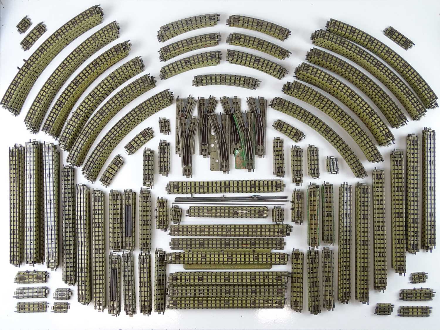 Lot 493 - A large quantity of HORNBY DUBLO 3-rail track,...