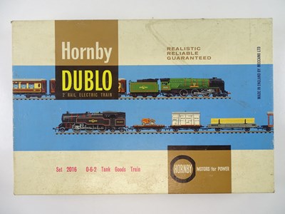 Lot 528 - A HORNBY DUBLO OO gauge 2016 2-rail Tank Goods...