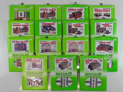 Lot 533 - A group of METCALFE OO gauge cardboard...