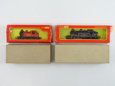 Lot 536 - A pair of TRI-ANG HORNBY OO gauge steam...