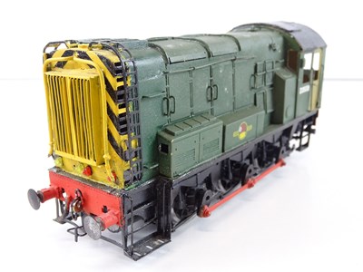 Lot 560 - A finescale O gauge kitbuilt class 08 diesel...