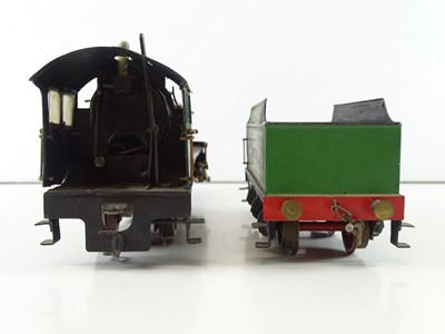 Lot 566 - A coarse scale O gauge live steam kit/scratch...