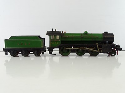 Lot 566 - A coarse scale O gauge live steam kit/scratch...