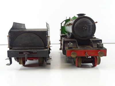 Lot 566 - A coarse scale O gauge live steam kit/scratch...