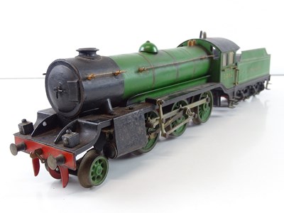 Lot 566 - A coarse scale O gauge live steam kit/scratch...