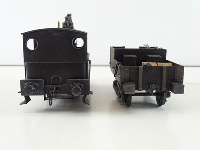 Lot 576 - A finescale O gauge kitbuilt 0-4-0 steam crane...