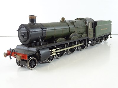 Lot 583 - A finescale O gauge kitbuilt Hall class steam...