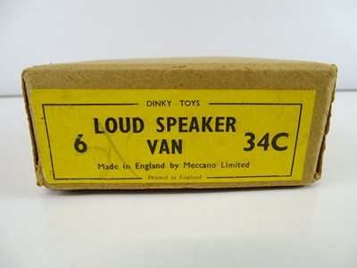 Lot 60 - A DINKY 34C Loud Speaker Van trade box...