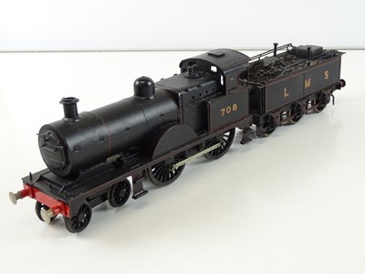 Lot 608 - A finescale O gauge kitbuilt class 2P 4-4-0...