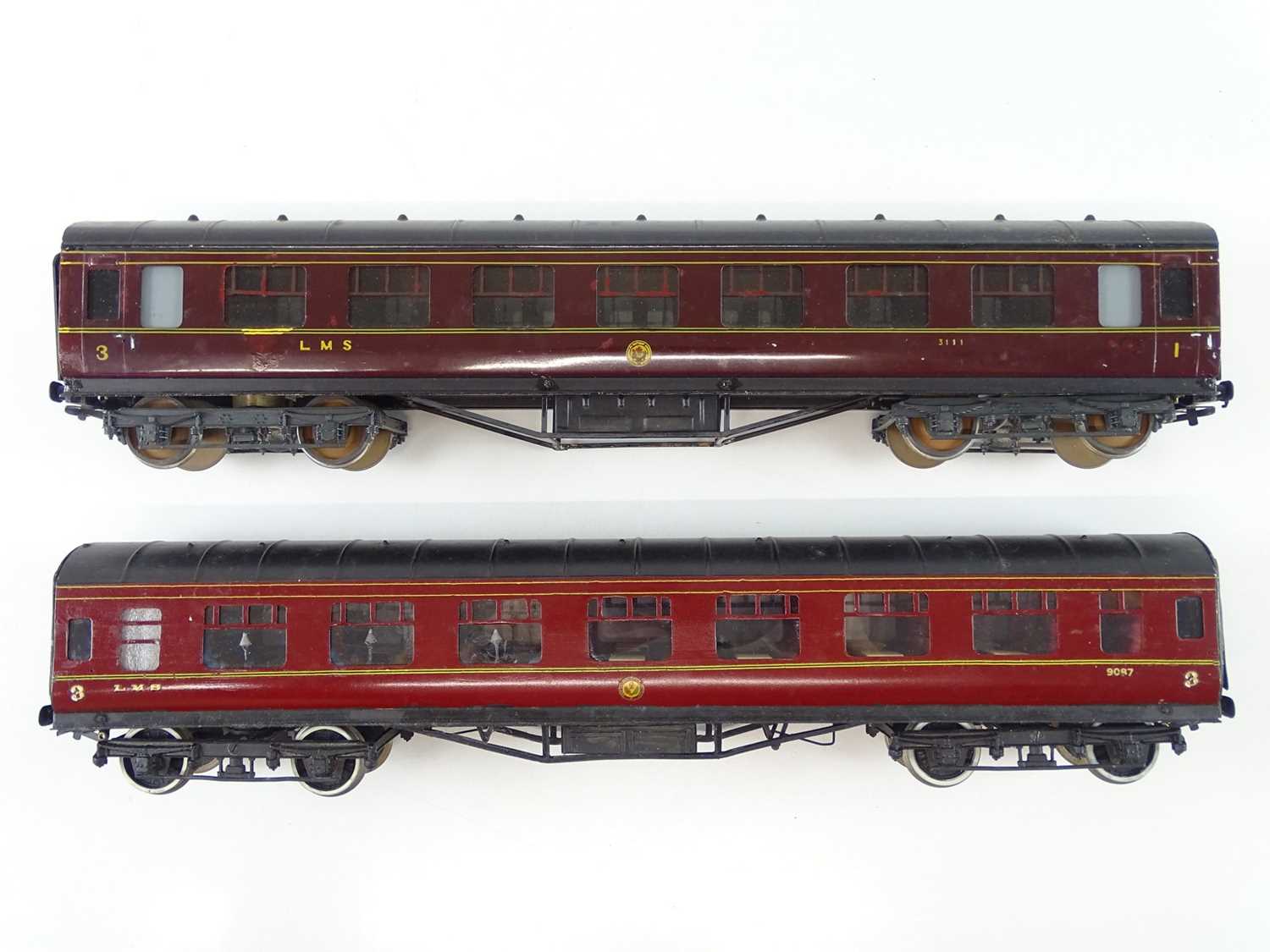 Lot 609 - A pair of finescale O gauge LMS Period 3...