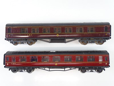 Lot 609 - A pair of finescale O gauge LMS Period 3...