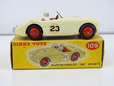 Lot 87 - A trio of DINKY Austin Healey 100s comprising...