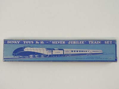 Lot 89 - A DINKY No. 16 Silver Jubilee Train Set in...