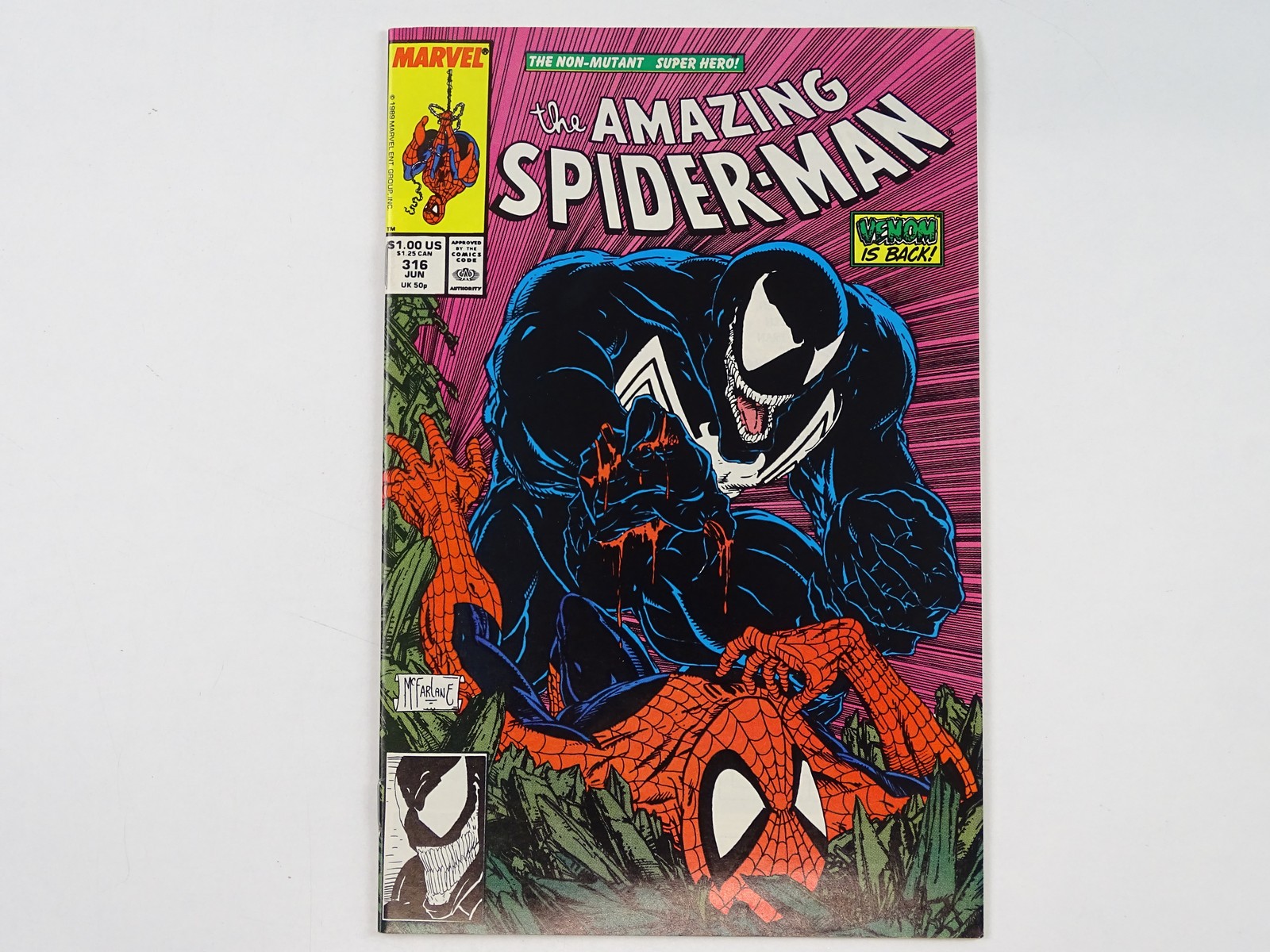 Lot 128 - AMAZING SPIDER-MAN #316 - (1989 - MARVEL) -