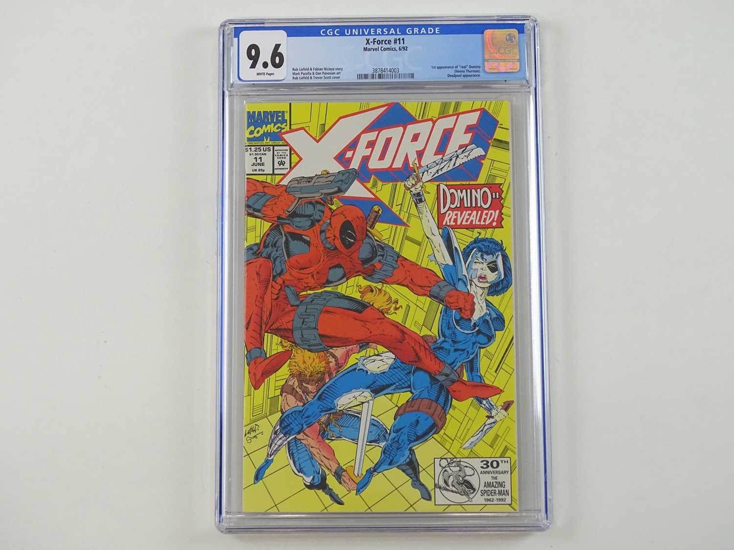 Lot 159 - X-FORCE #11 - (1992 - MARVEL) - GRADED 9.6 by...