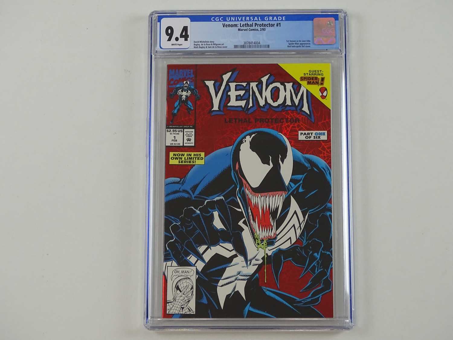 Lot 181 - VENOM: LETHAL PROTECTOR #1 - (1992 - MARVEL) -...