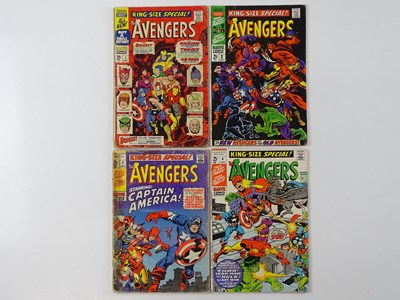 Lot 207 - AVENGERS KING-SIZE SPECIAL #1, 2, 3, 4 - (4 in...