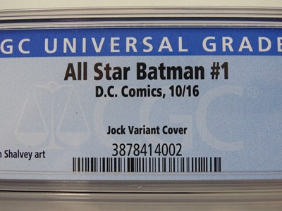 Lot 217 - ALL STAR BATMAN #1 - (2016 - DC) - GRADED 9.6...